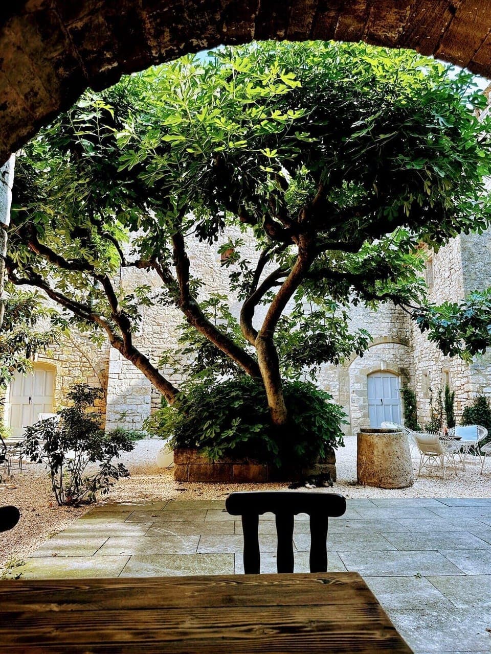 Ther courtyard