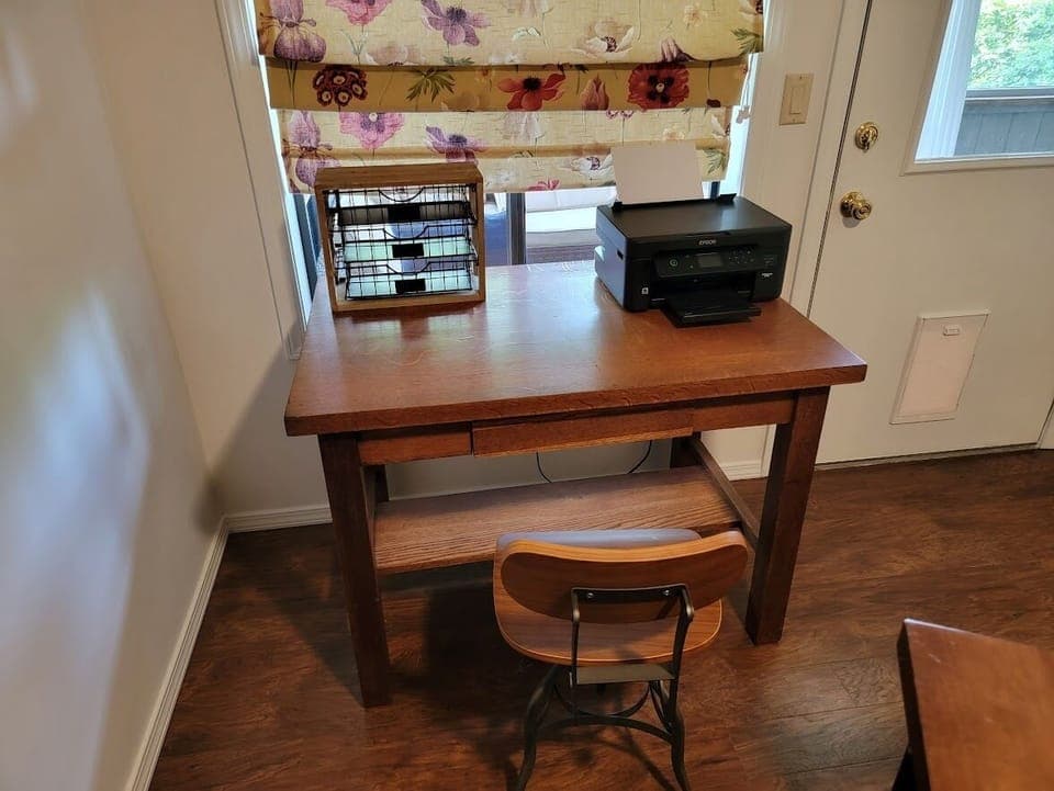 Upstairs Office Area in Kitchen Annex