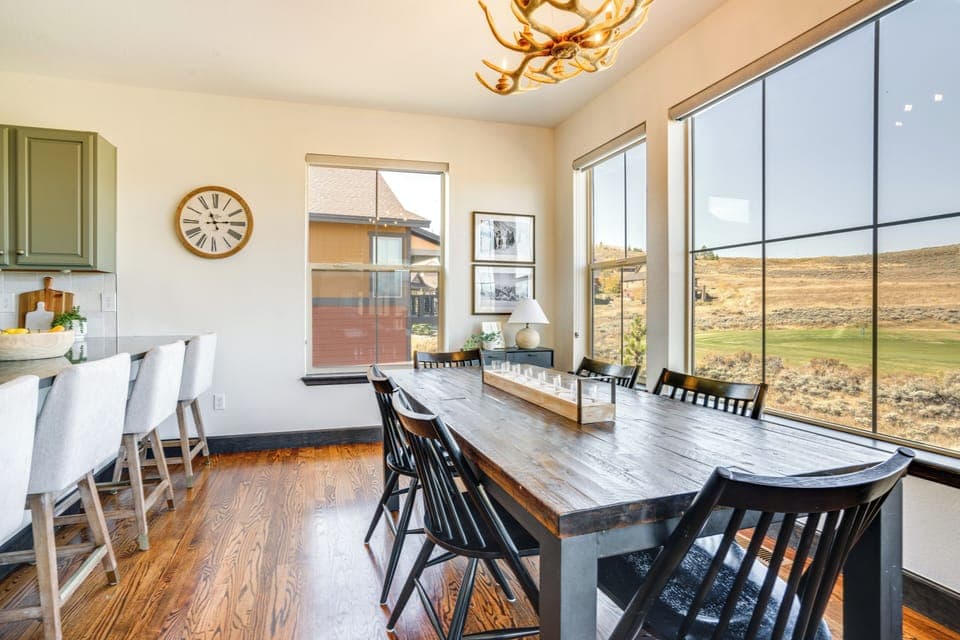Dining Area | Open Floor Plan | Deck Access
