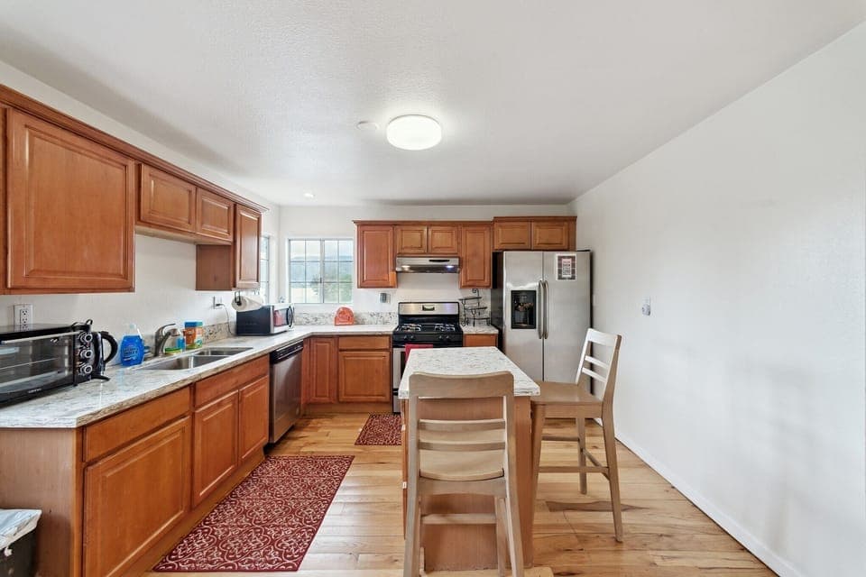 Indoors, Kitchen, Floor, Flooring, Hardwood