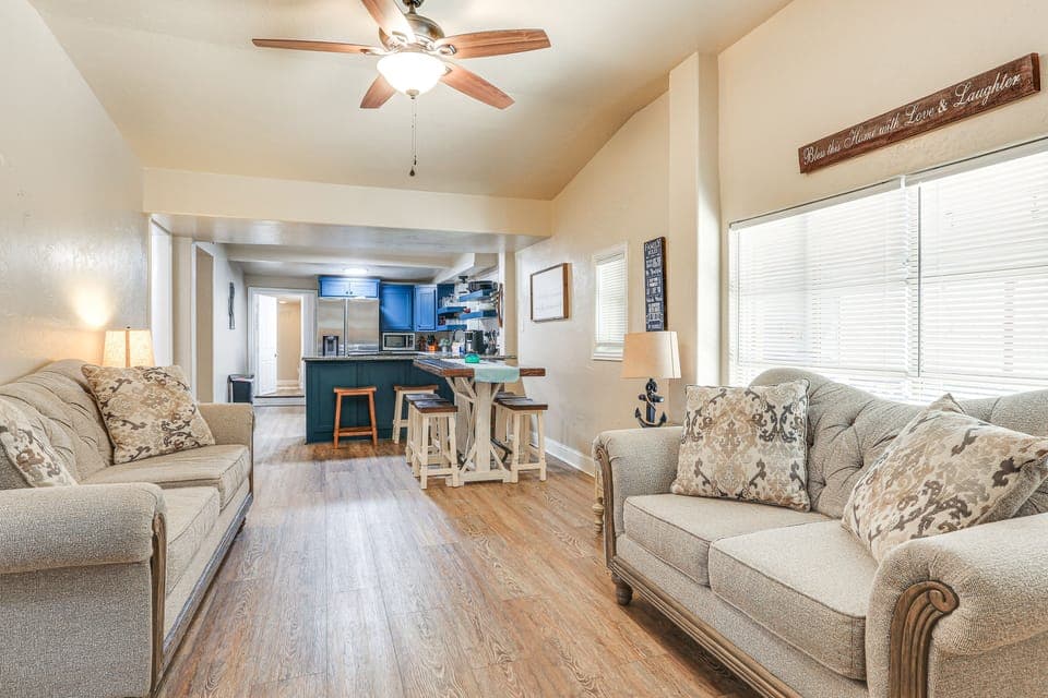 Living Room | Central A/C | Free WiFi