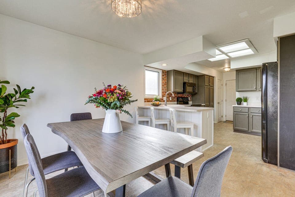 Dining Area | Fireplace | Loft | Board Games | Access to Patio