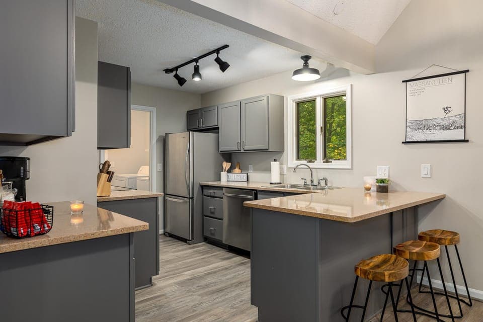 Well stocked kitchen for you to cook your favorite meals