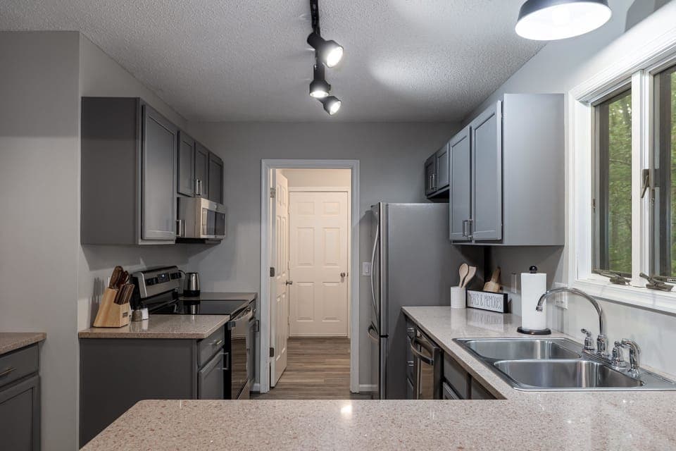 Laundry room and garage accessible from the kitchen