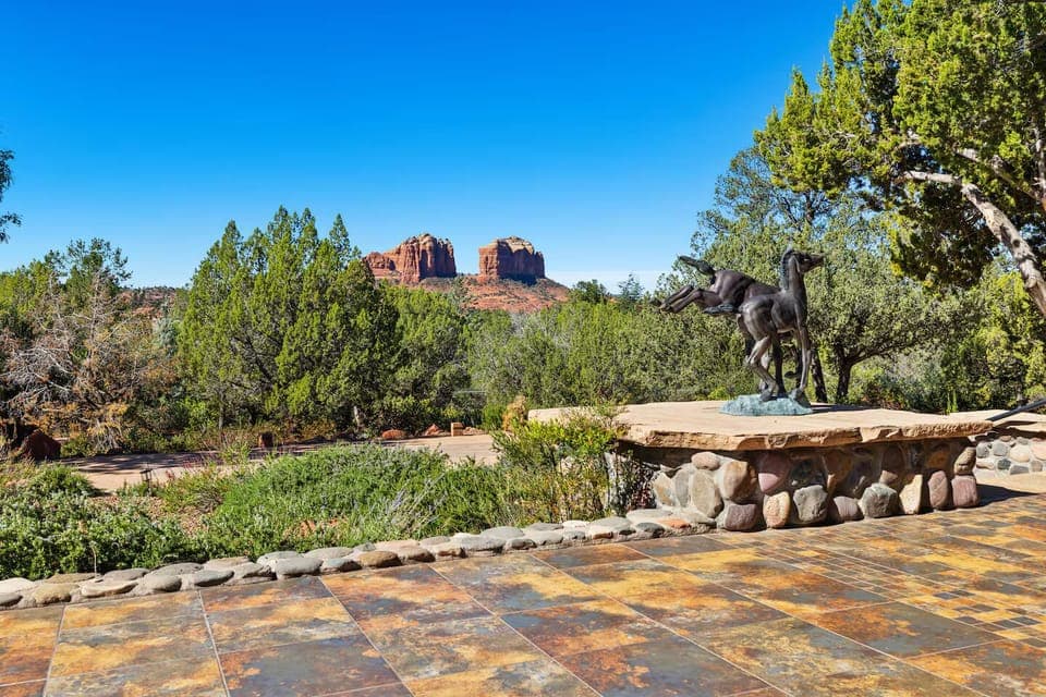 Towering Red Rocks meet Vibrant Desert Flora. Pure Sedona Magic.
