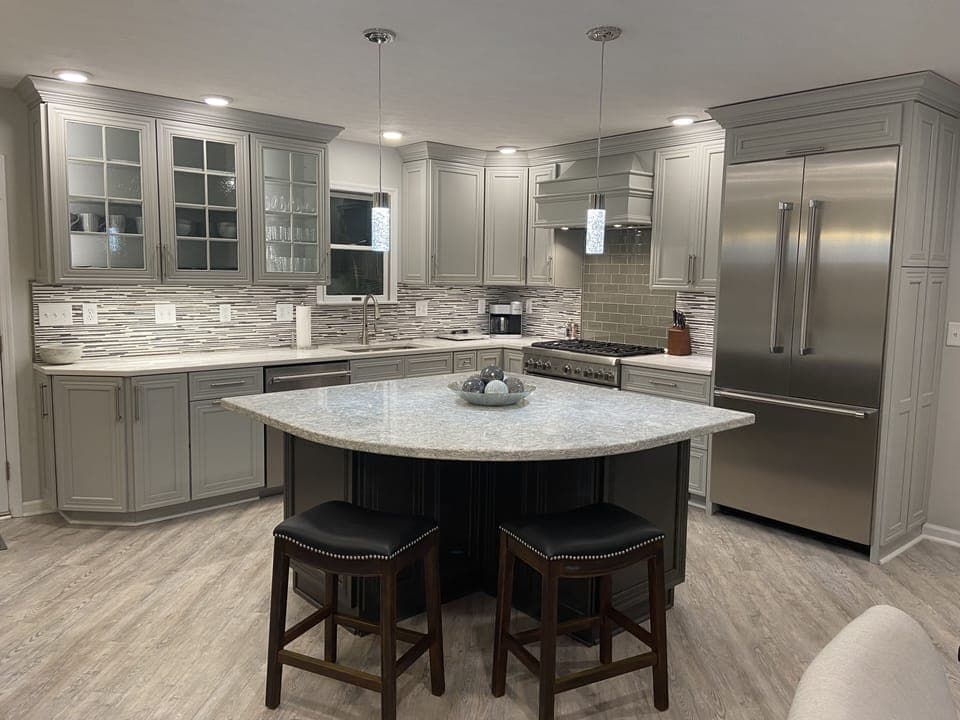 Stocked kitchen for all your cooking needs. 