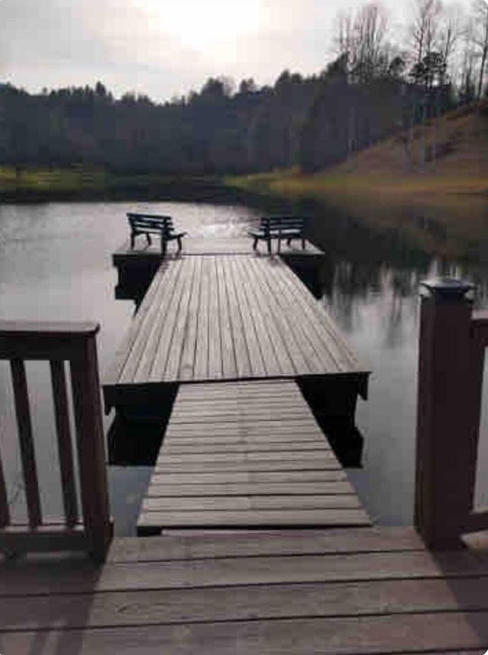 Swim fishing dock within walking distance