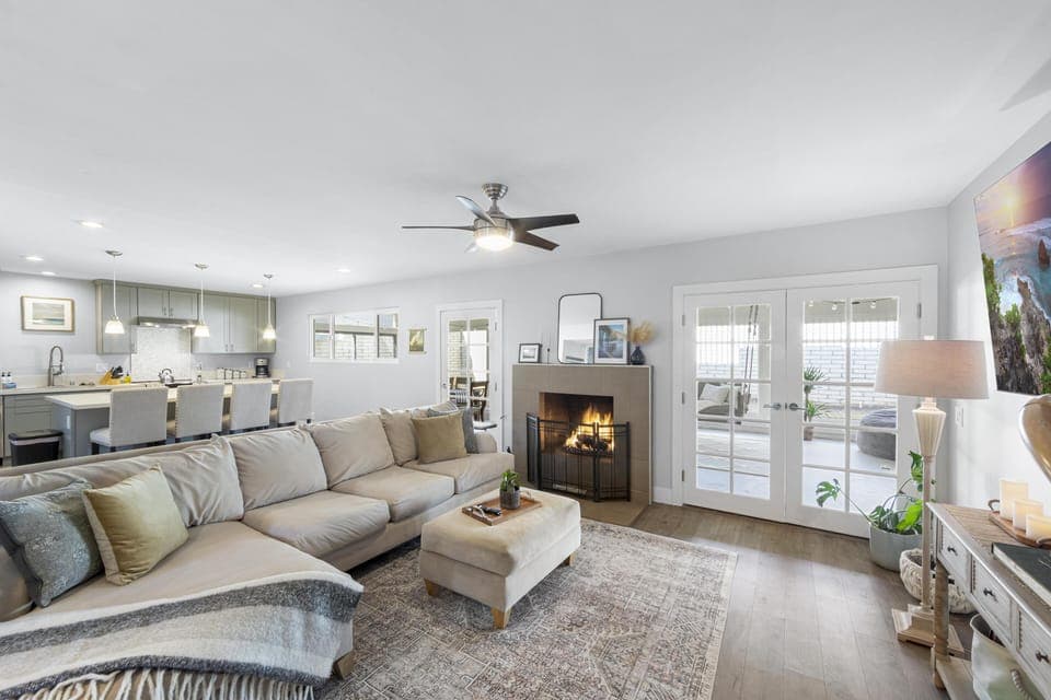 Lounge around after a day at the beach.