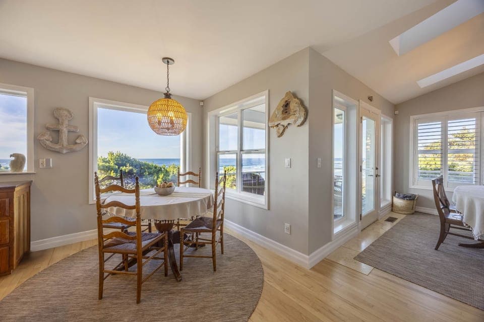 Kitchen/dining area on the main floor