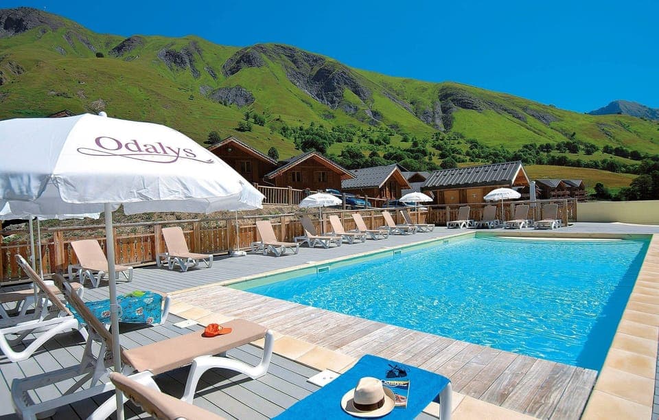 Enjoy the beautiful scenery from the outdoor pool