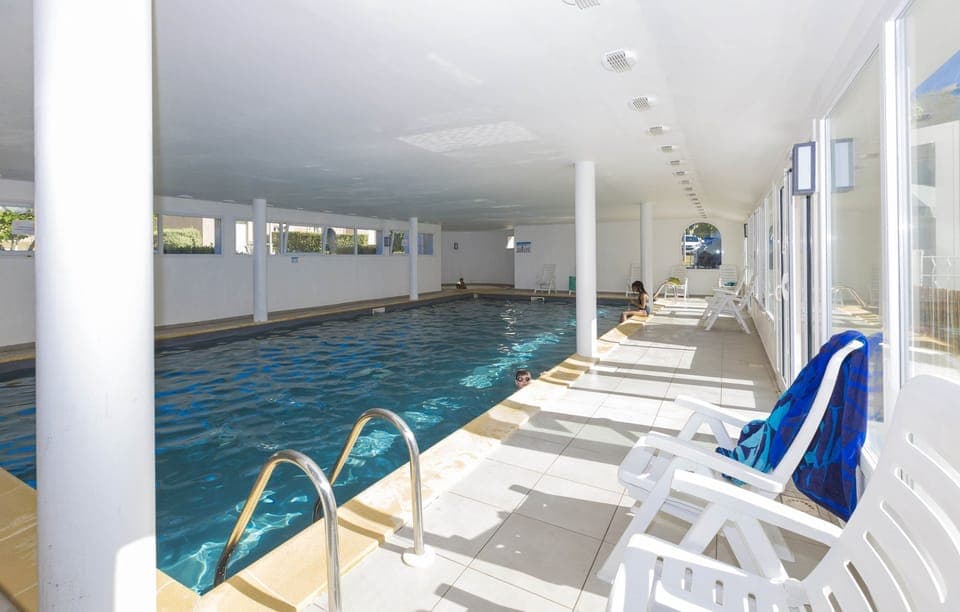 Cool off in the gorgeous indoor pool.