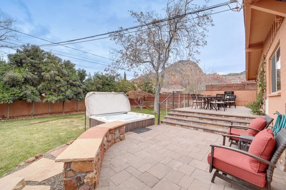 Sedona Vacation Rental | 4BR | 3BA | 1,852 Sq Ft | Stairs Required