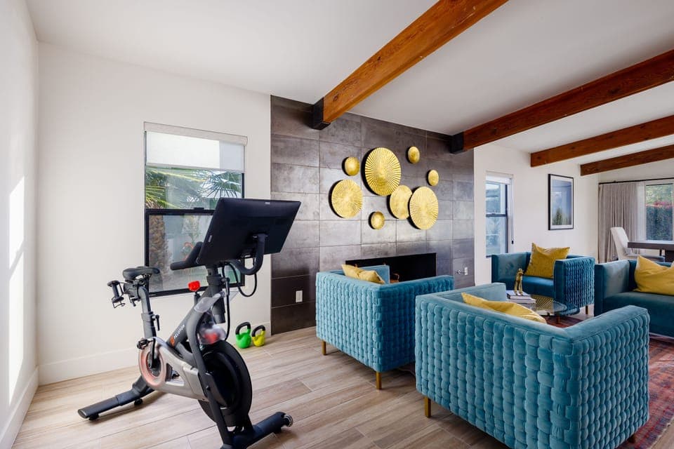 Living room/Peloton bike