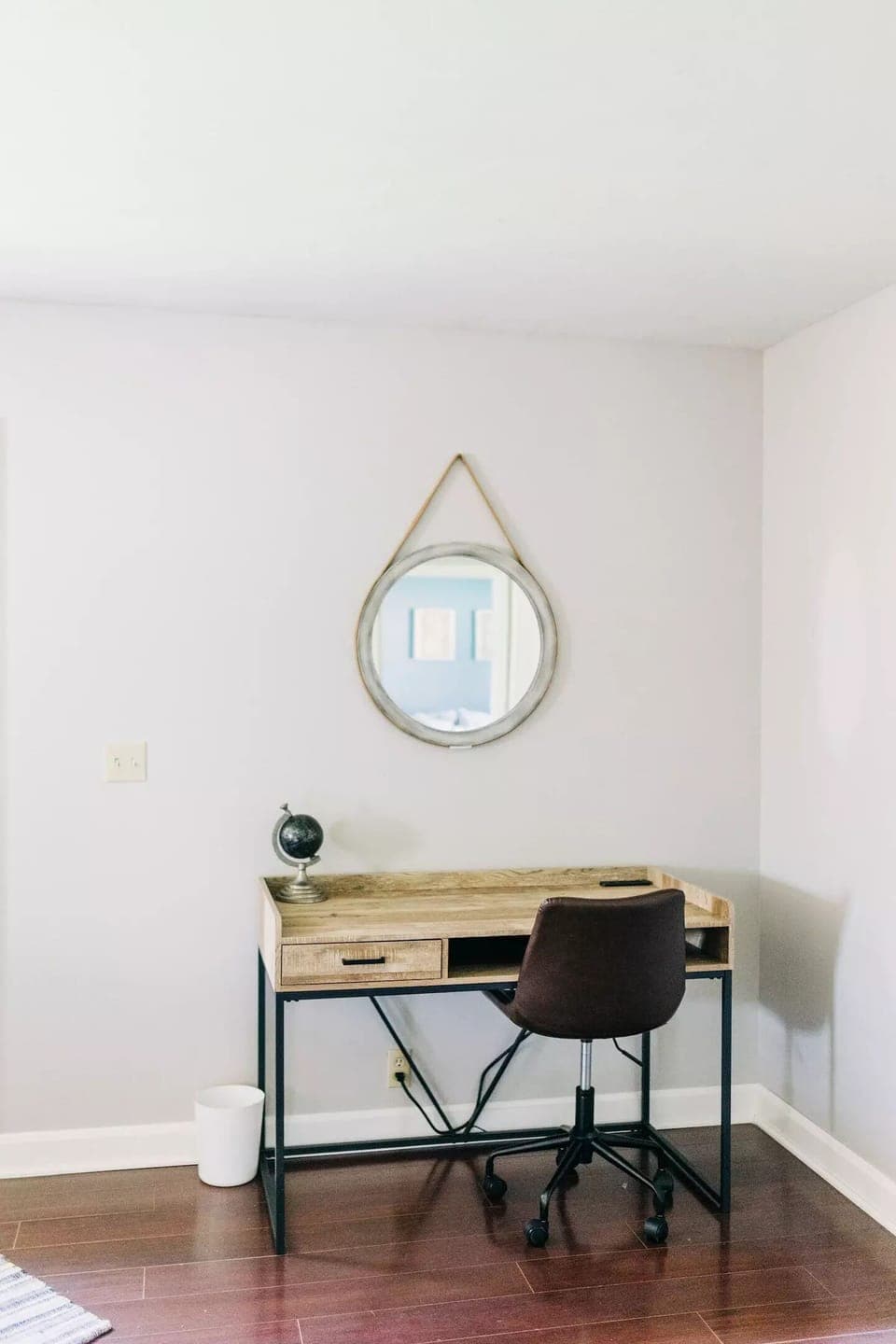 Work Desk with USB and Charging built in.