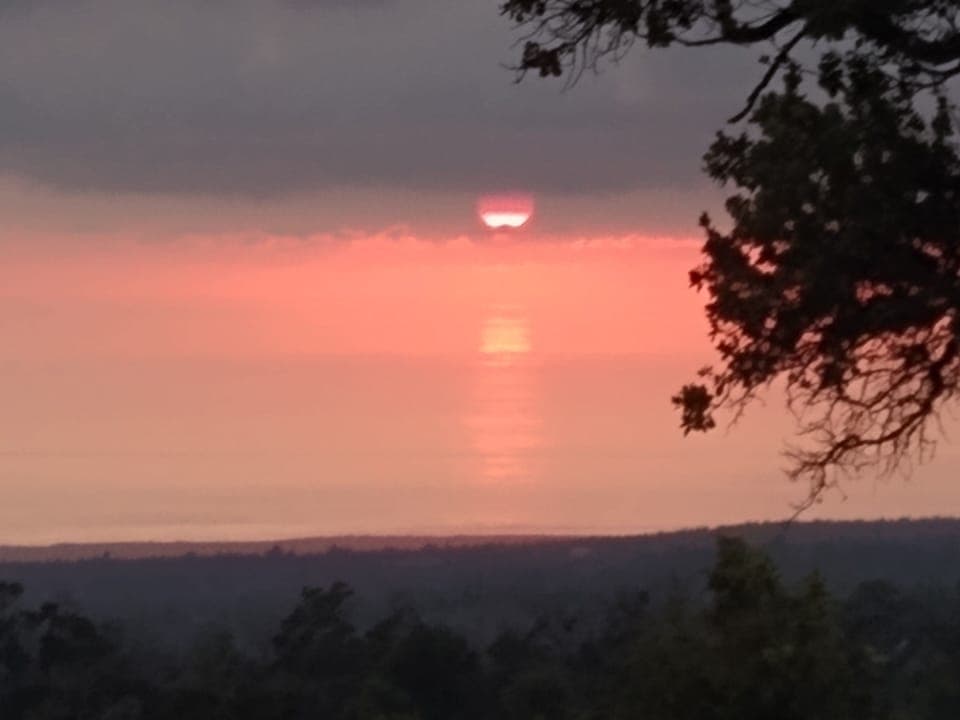 Ocean views at sunset