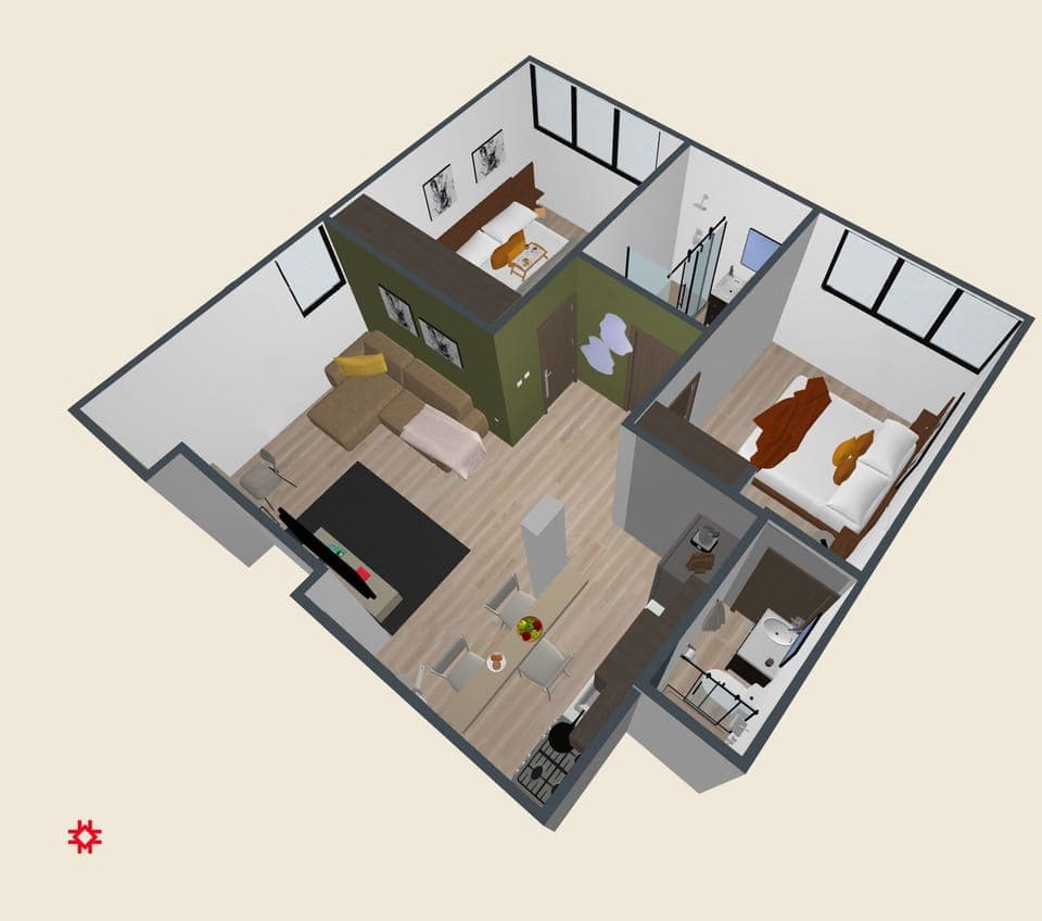 El mobiliario, la decoración y los servicios pueden variar ligeramente.