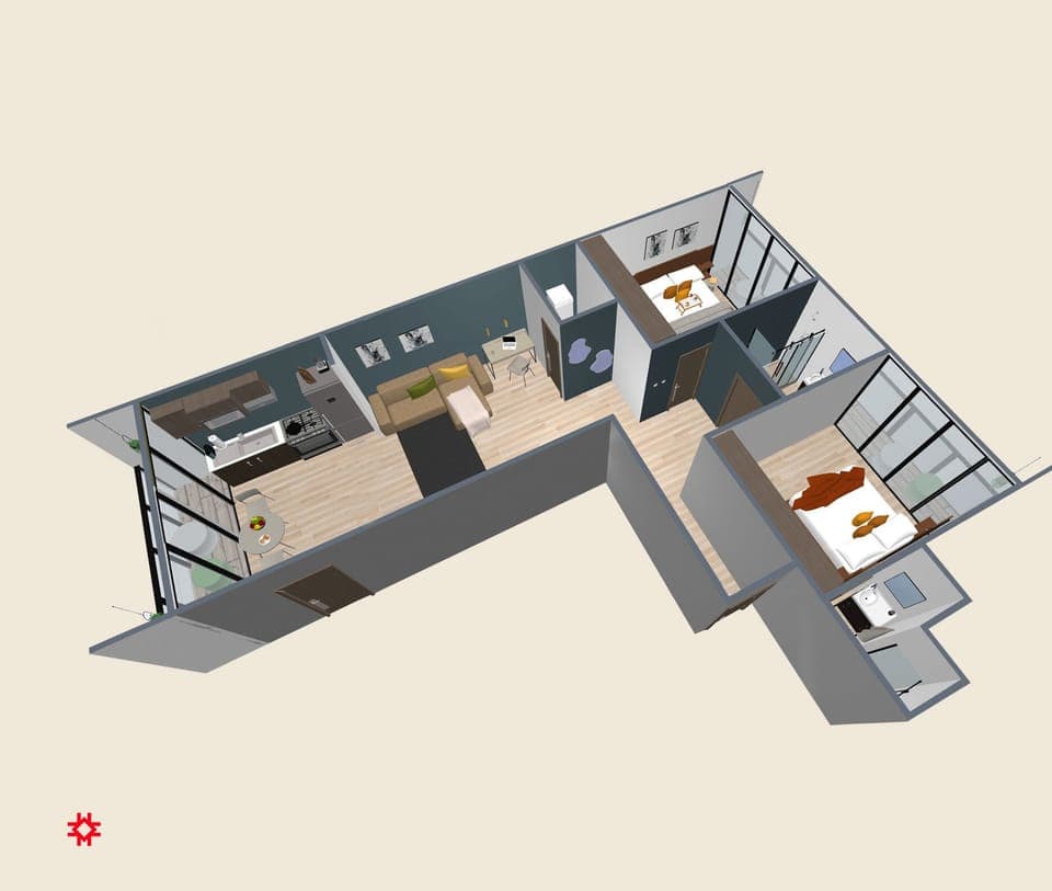 El mobiliario, la decoración y los servicios pueden variar ligeramente.