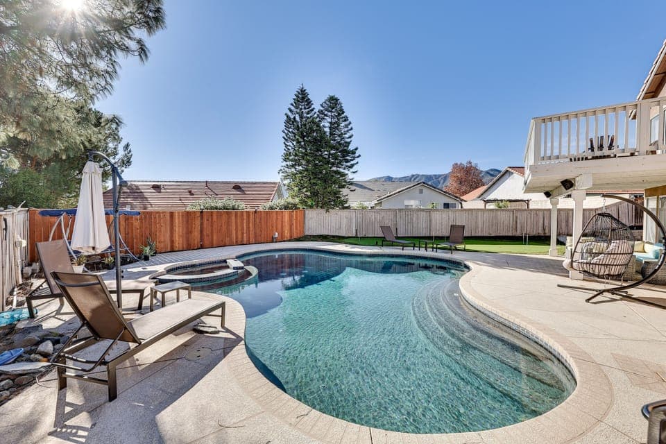 Lake Elsinore Vacation Rental | 4BR | 2.5BA | 1,950 Sq Ft | Stairs Required