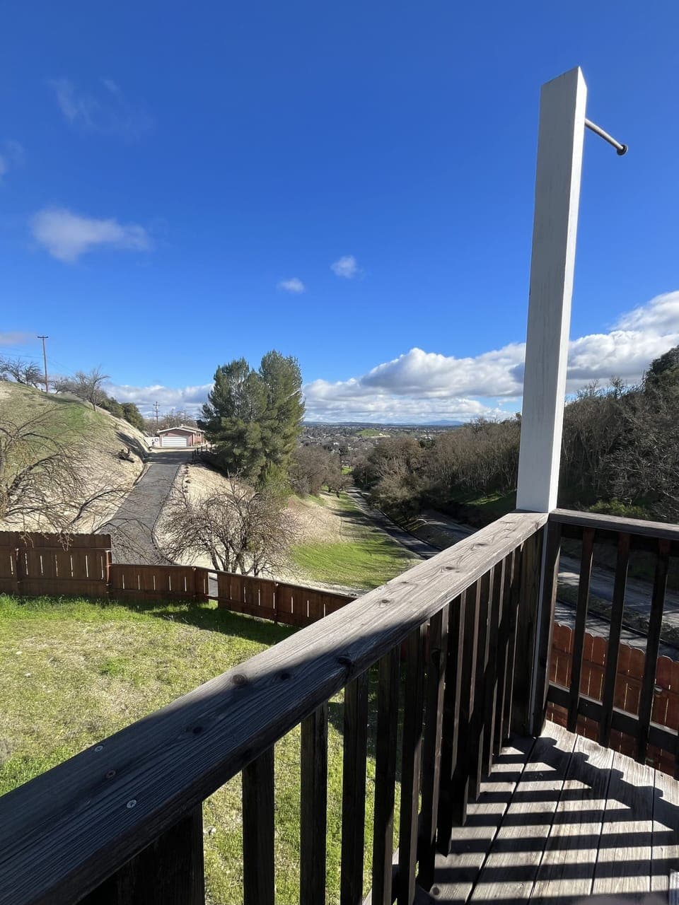 Views from the deck! The yard down below is not associated with this unit.