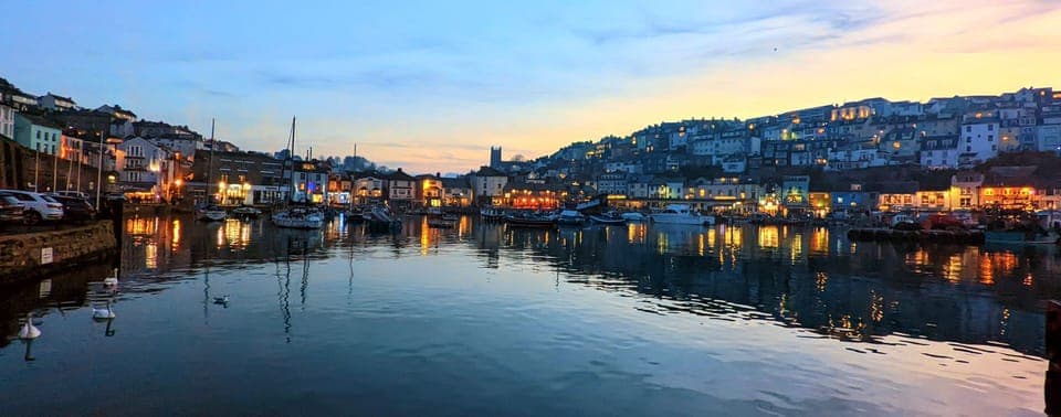 Brixham at night