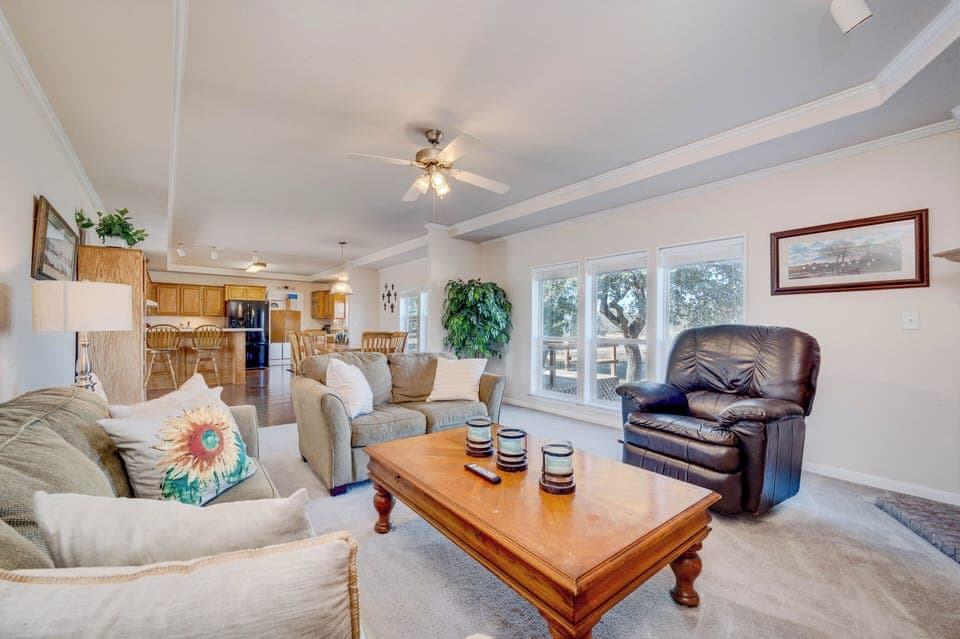 View from Living Room to Kitchen
