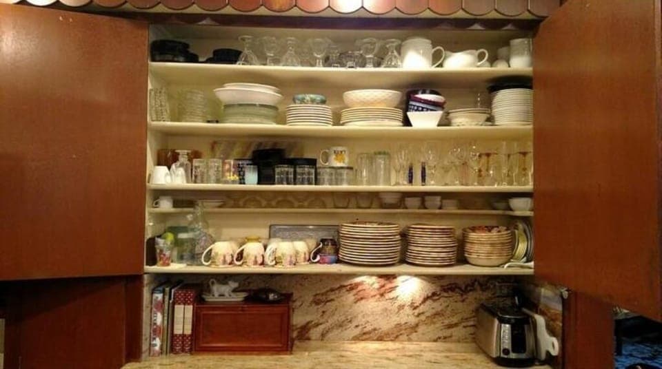 Plenty of Dishes and Glassware