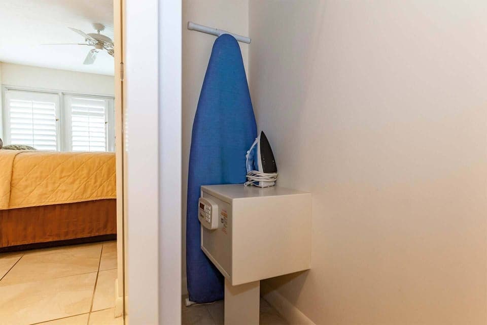 Safe &amp; Iron in closet