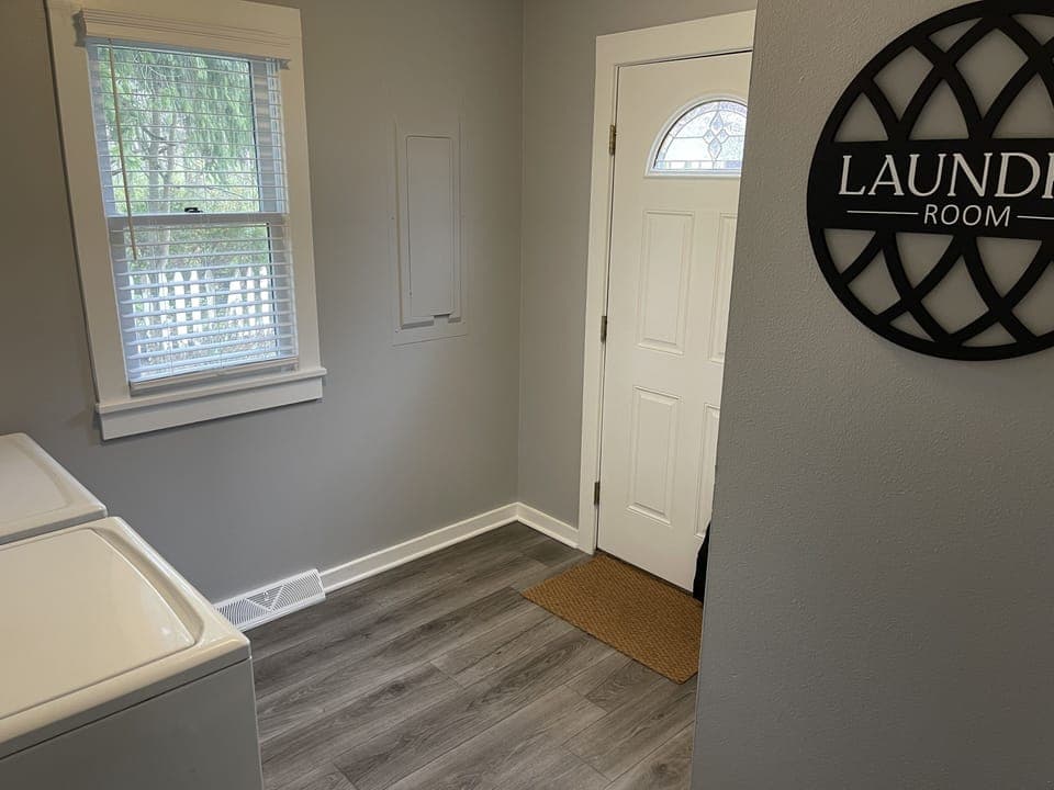 Laundry room / backdoor