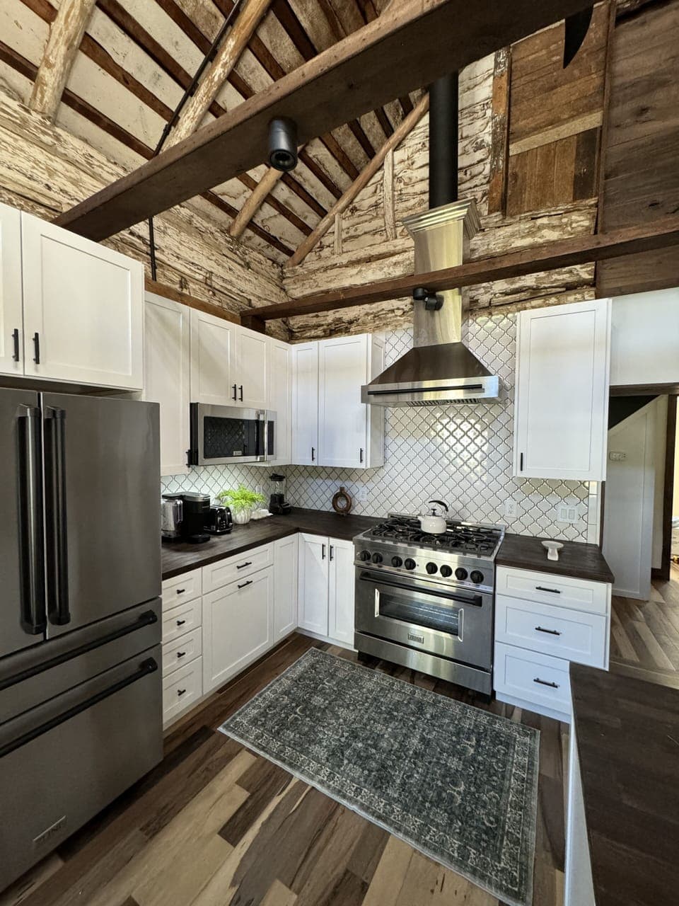 Fully stocked kitchen