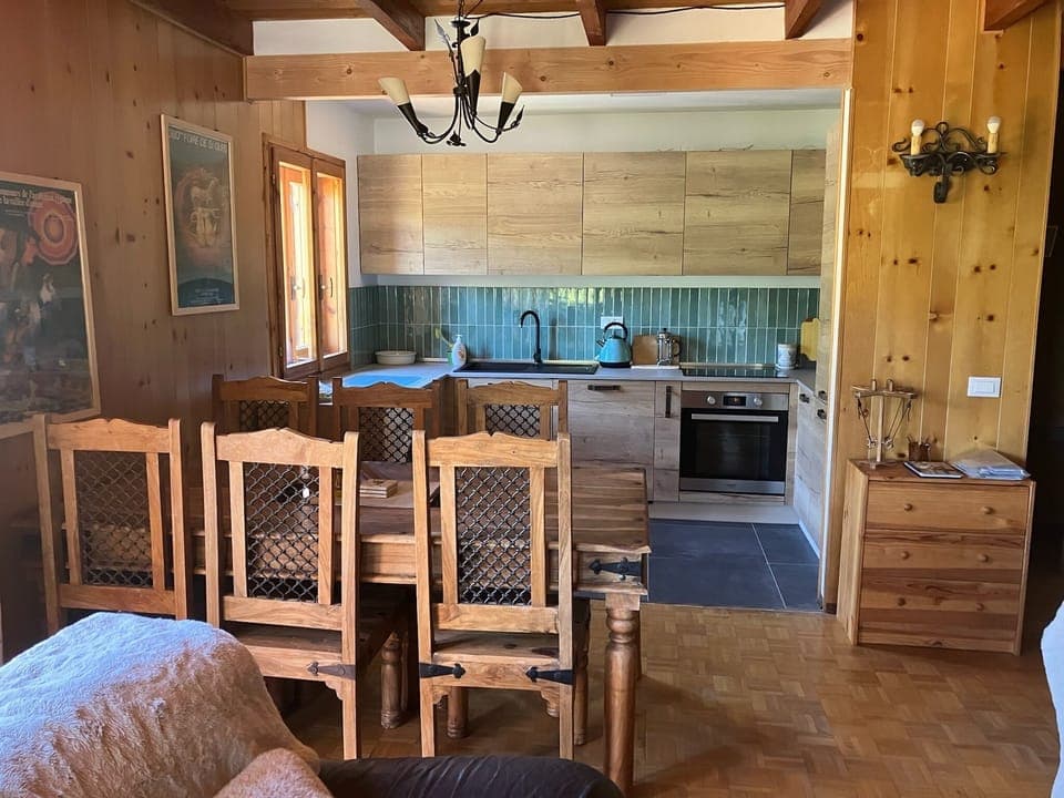 Open plan living/dining room and kitchen