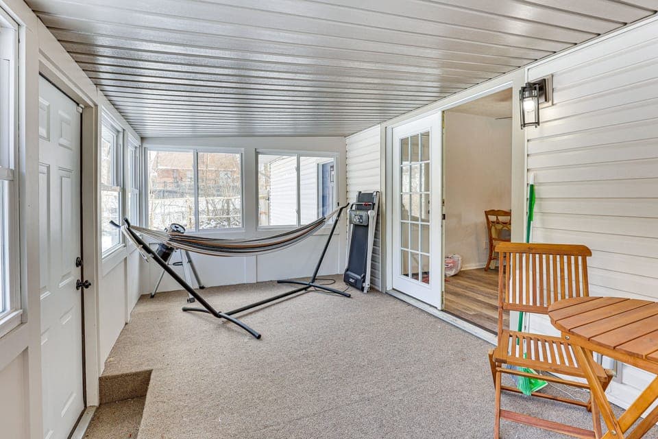 Sunroom | Dining Area | Hammock | Treadmill | 2nd Floor
