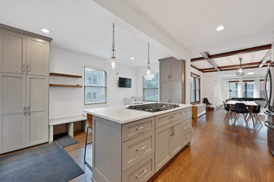 Indoors, Kitchen, Floor, Cooktop, Home Decor