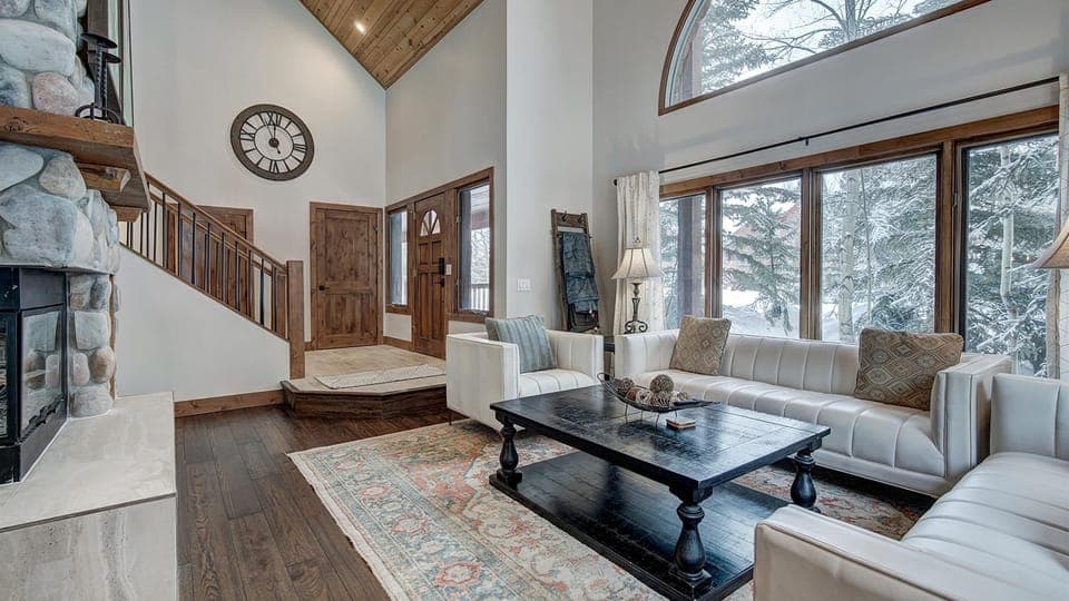 Living Room and Front Door