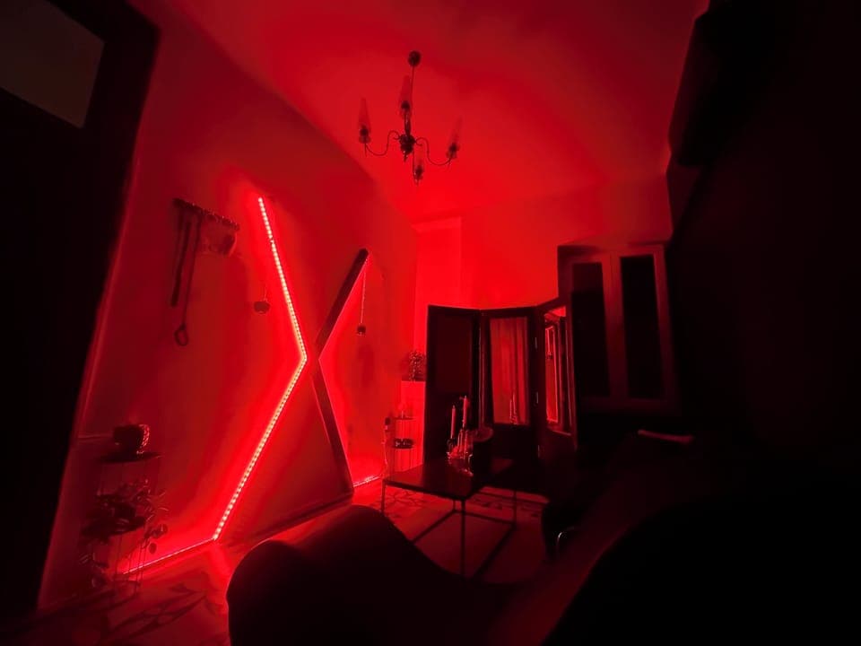 Red mood lights, set the moods right. 