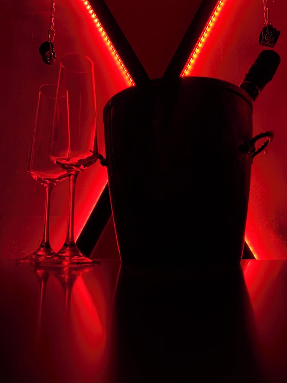 A night with a bottle of champagne and some games? Sounds perfect.