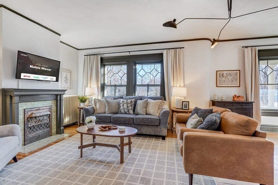 Transform our living room into your private cinema. Settle in and immerse yourself in a cinematic experience, making movie nights at our place a cozy and unforgettable affair.