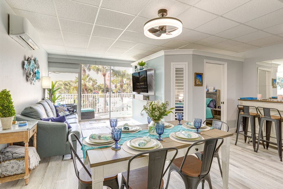 Indian Shores Vacation Rental | 1BR | 1BA | 522 Sq Ft | Access Only By Stairs
