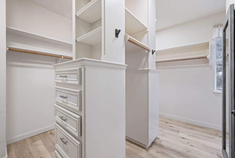 Large primary closet