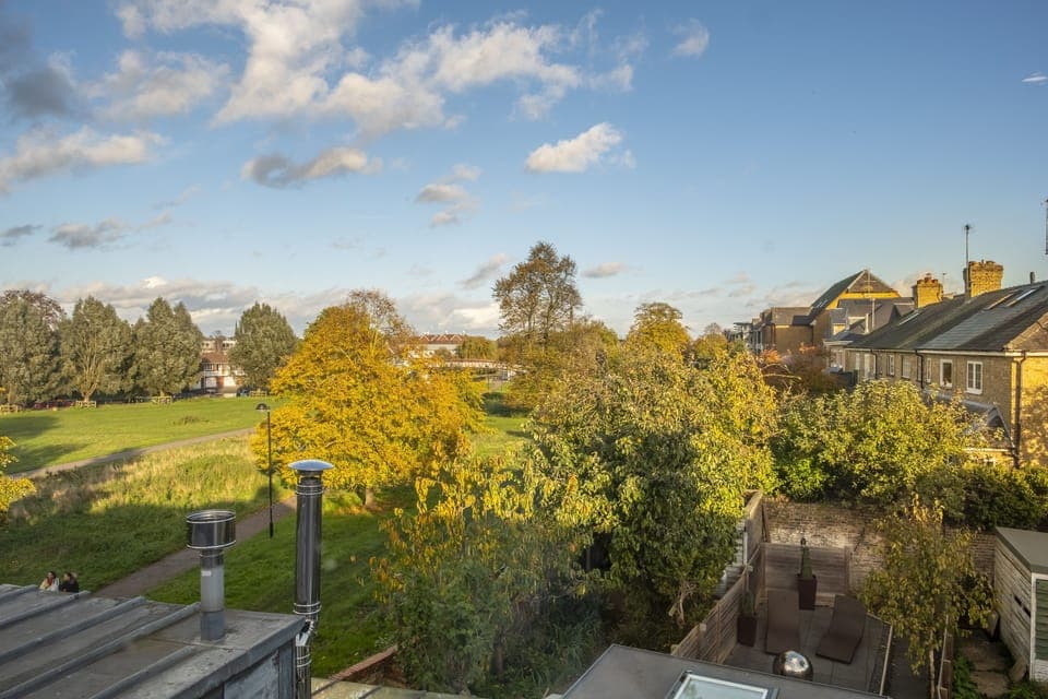 40 Parsonage Street, Cambridge: The view from the second floor takes in the charming vista of Midsummer Common