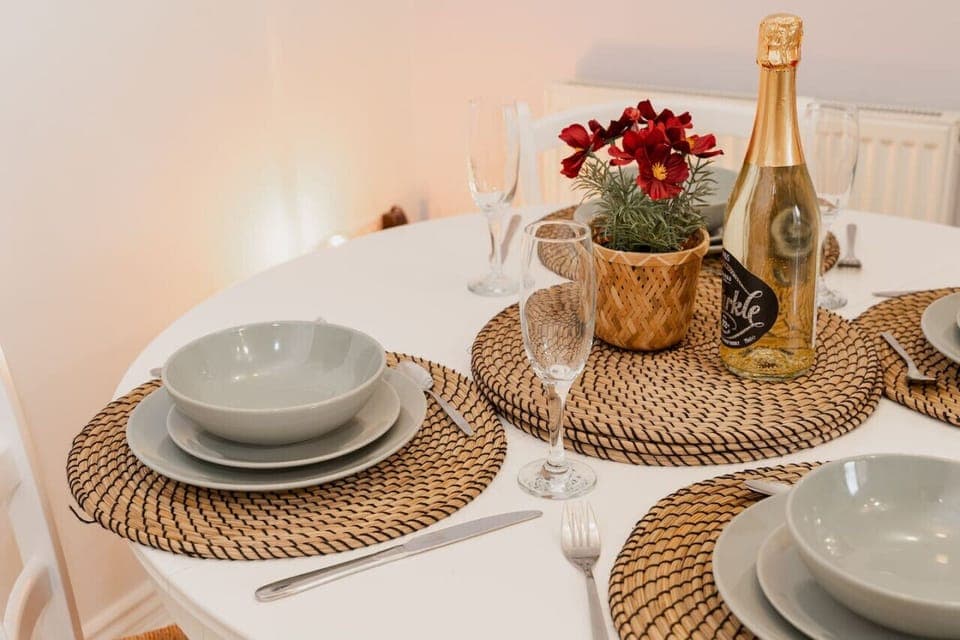 The Living Space: all essentials are provided making self catering a breeze.