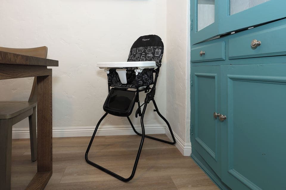 A highchair is available upon request 