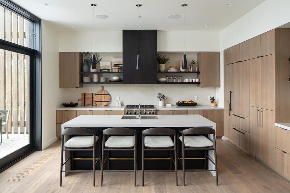 Indoors, Kitchen, Kitchen Island, Dining Room, Dining Table