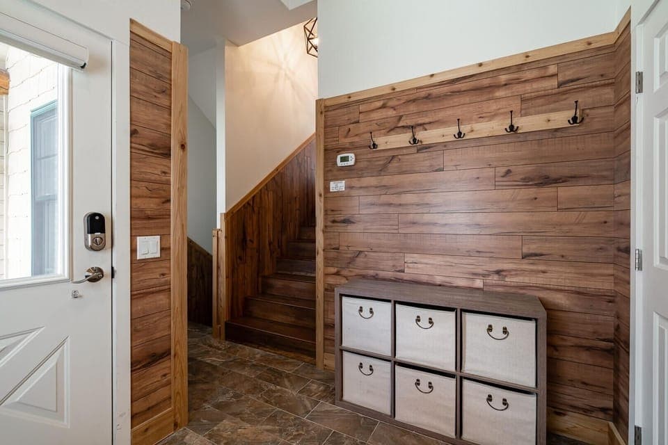 Indoors, Hardwood, Stained Wood, Architecture, Building