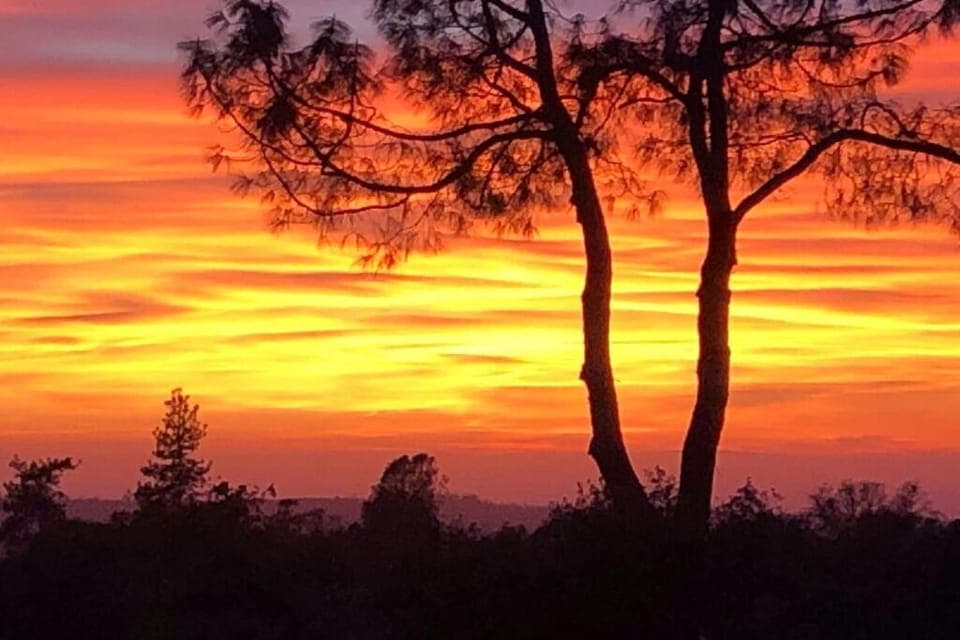 The sunsets off the back deck are absolutely breathtaking