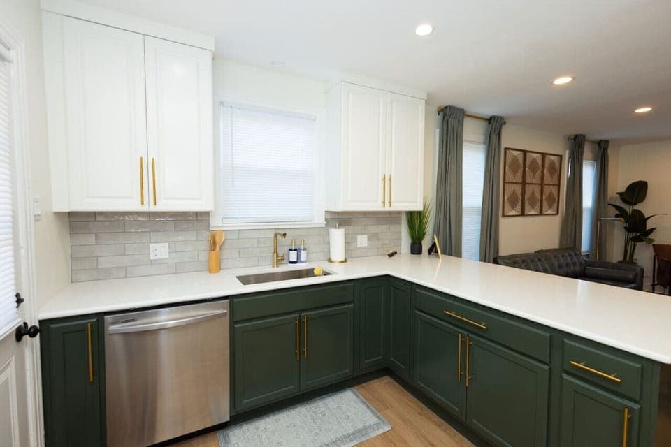 Experience culinary delight in our open-concept kitchen, seamlessly connected to the spacious living room. Whip up a feast in style as you savor the seamless flow of design, making every meal a shared experience.