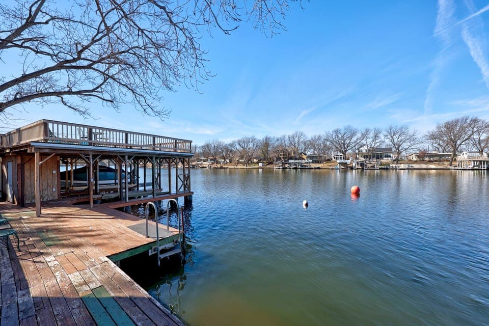 Swimming area. Boat slips available for use by request