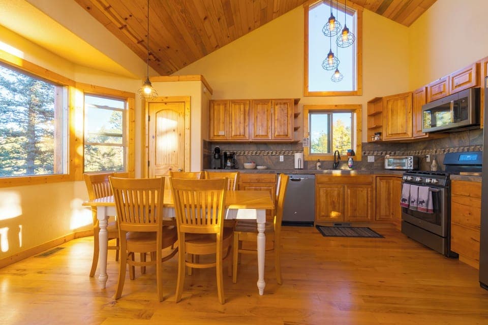 Large open kitchen