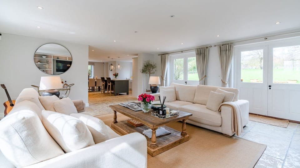 Open Plan Living Area, Old Manse, Bolthole Retreats