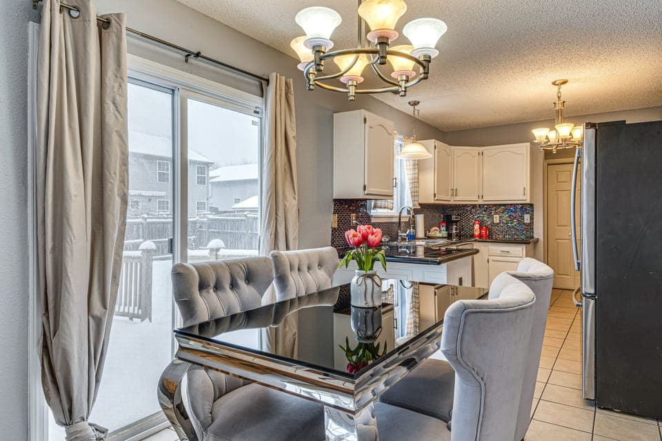 Dining Area | Dishware & Flatware Provided | 1st Floor