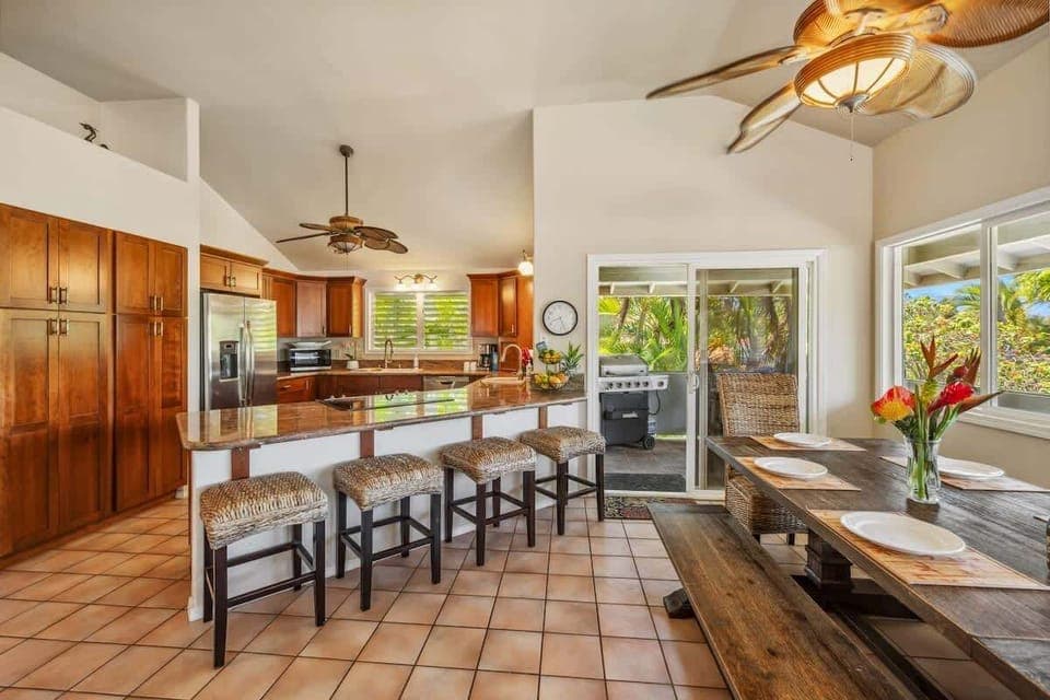 Kitchen, Dining Area and Lanai